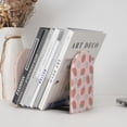 thumbnail image 6 of Lsque Strawberry And Flowers Printed Wood Bookends,Non-Skid Bookend for Shelves,Heavy Duty Support Bookends,Non-Slip Foam Pads for Office, Home, and Library,1 Pair, 6 of 8