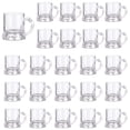 thumbnail image 2 of 24 mini tazas de cerveza de plástico, vasos de chupito pequeños con asas, vasos de degustación de cerveza transparentes reutilizables para beber cerveza, vasos de jugo de whisky para fiestas, bodas, 2 of 6