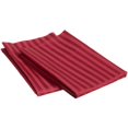 thumbnail image 1 of Egyptian Cotton 650 Thread Count Stripe Pillowcase Set  Standard-Burgundy, 1 of 1