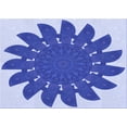 thumbnail image 1 of Ahgly Company Machine Washable Indoor Rectangle Transitional Blue Angel Blue Area Rugs, 7' x 10', 1 of 7