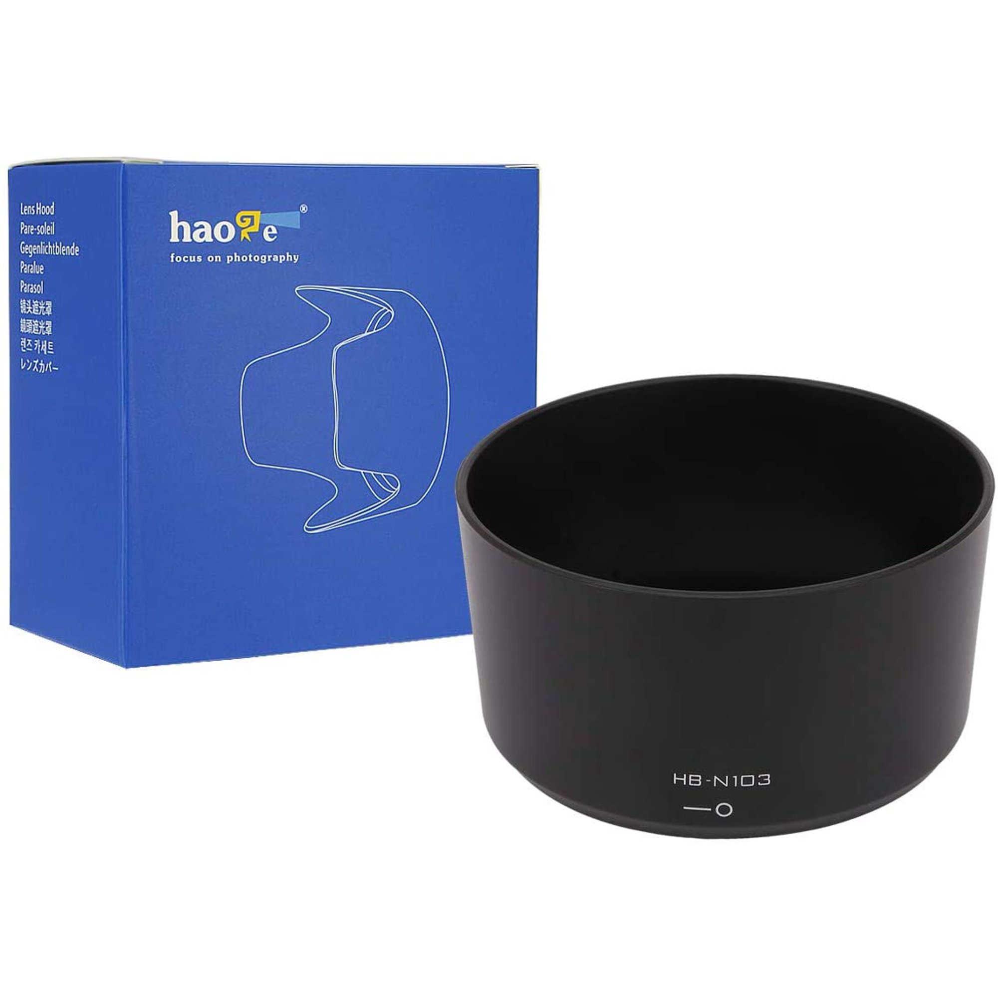 Haoge Bayonet Lens Hood For Nikon 1 Nikkor Vr 30 110mm F3 8 5 6 Lens Replaces Nikon Hb N103 Walmart Canada
