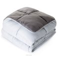 thumbnail image 2 of LINENSPA All-Season Reversible Down Alternative Quilted Comforter - Corner Duvet Tabs - Hypoallergenic - Plush Microfiber Fill - Box Stitched - Machine Washable - Stone / Charcoal - Queen, 2 of 6
