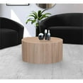 thumbnail image 6 of Maklaine Modern / Contemporary Solid Mango Wood Natural Coffee Table, 6 of 8