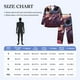 thumbnail image 4 of Balery Cute Flower Owl Pijama para Hombre de Dos Piezas con Manga Larga, Conjunto de Dormir y Descanso Suave con Bolsillos-Small, 4 of 7