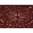 thumbnail image 1 of Ahgly Company Machine Washable Indoor Rectangle Transitional Fire Brick Red Area Rugs, 3' x 5', 1 of 7