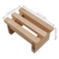thumbnail image 2 of ifundom Kitchen Step Stool Light Yellow Household Stool for Children Ergonomic Sitting 1Set, 2 of 8