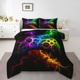 thumbnail image 2 of SUTENGDA Moderne Noir Bleu Joystick de Jeu Couettes et Duvets Grand Lit, 2 of 6