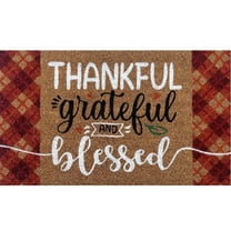 Briarwood Lane Thankful and Blessed Coir Doormat 18 x 30