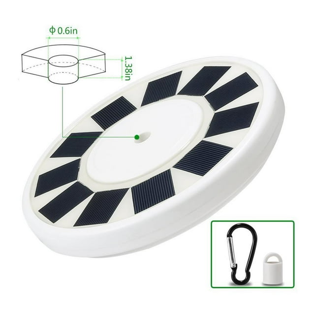 Ruiboury Solar Flag Pole Light LED Light Bright Flag Pole Solar LED Light Camping Light for Garden Outdoors