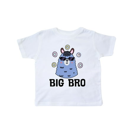 

Inktastic Big Bro Boy Llama Brother Outfit Gift Toddler Boy Girl T-Shirt