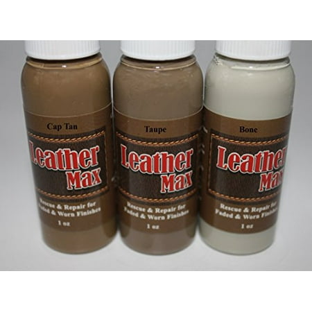 Brown Milled Leather - Leather Repair and Refinish for Handbags / Shoes / Boots / Jackets / Leather Max (Double Blacks)