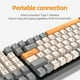 thumbnail image 3 of Teclado compatible con Bluetooth 100Key NKRO Type-C 2.4G (interruptor negro naranja azul) Ndcxsfigh Para estrenar, 3 of 9