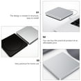 thumbnail image 3 of 1 Set USB 3.0 External DVD Drive CD DVD ROM Writer Rewriter for Laptop Computer, 3 of 9