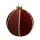 thumbnail image 2 of Adorno navideño colgante de cristal flocado para la decoración del árbol de Navidad | Colgante de plástico irrompible para la decoración de fiestas en tiendas y interiores, 2 of 6