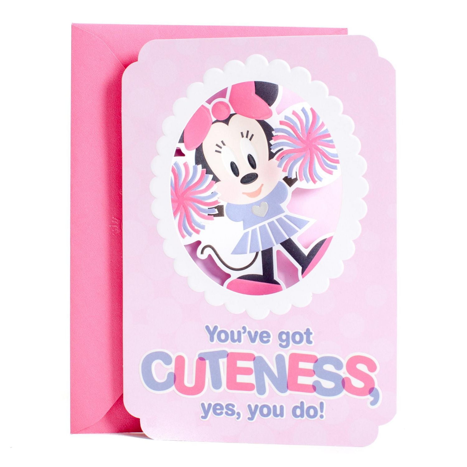 Carte de fête Hallmark Disney Minnie pour enfants