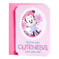 thumbnail image 1 of Hallmark Disney Minnie Mouse Birthday Card for Kids, 1 of 5