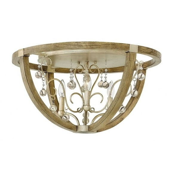 Fredrick Ramond Lighting - Abingdon-Three Light Flush Mount-24 Inches Wide by 12