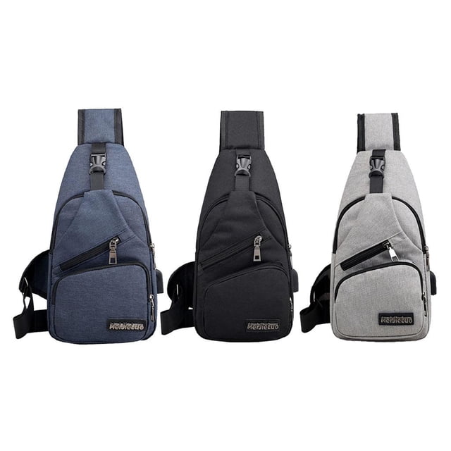 Paquete de 3 Bolsas de Hombre Macarena Paquete de Pecho Bolsa de Viaje Informal