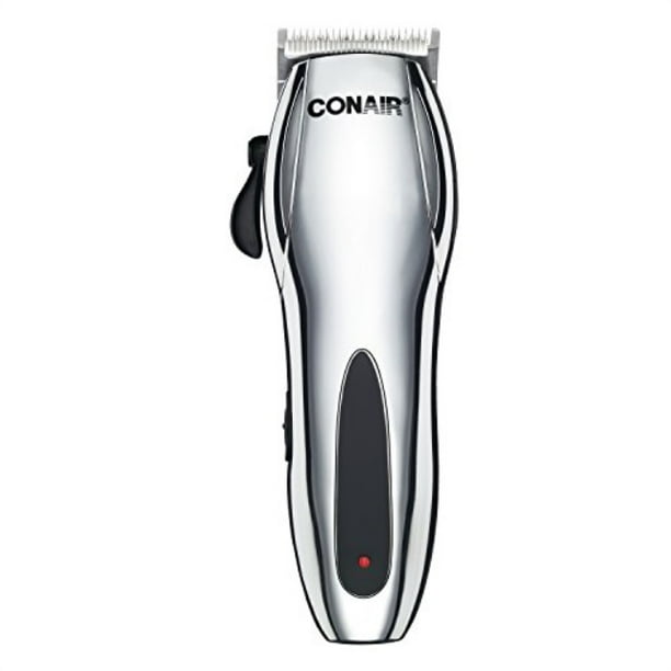 conair cord/cordless rechargeable 22piece haircut kit; home hair cutting kit; chrome Walmart