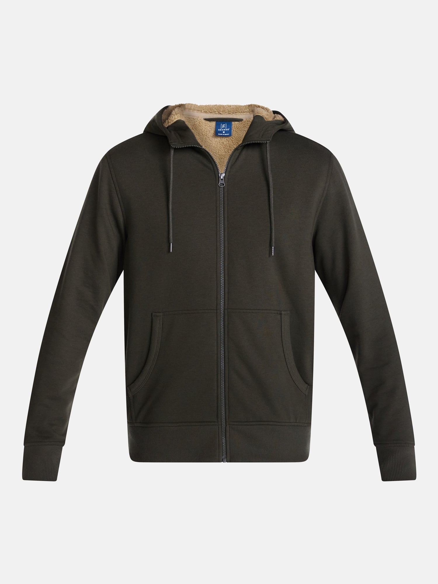 George Men's and Big Men's High Pile Fleece Hoodie, Sizes S-3XL