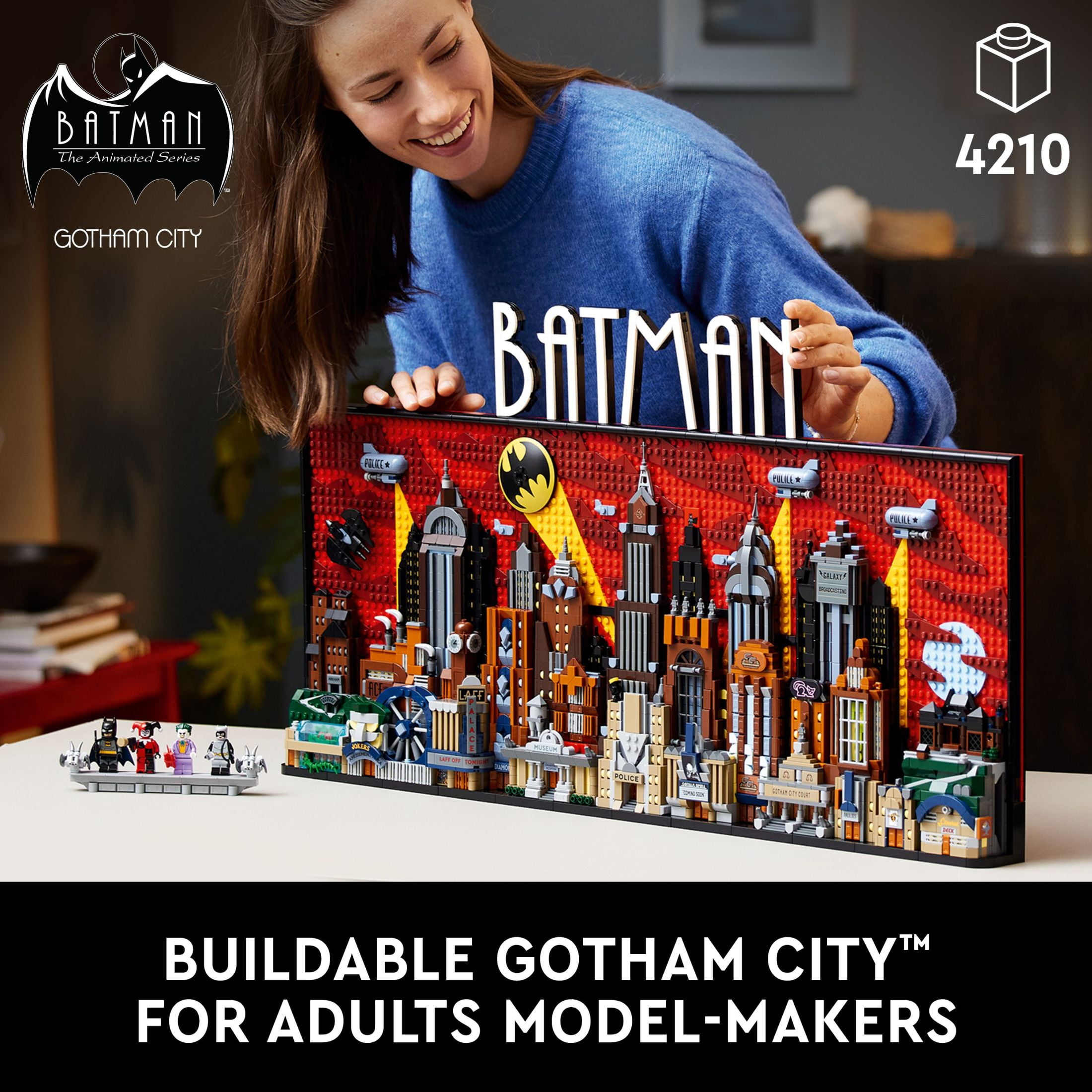 LEGO DC Batman: The Animated Series Gotham City Build and Display Set 76271