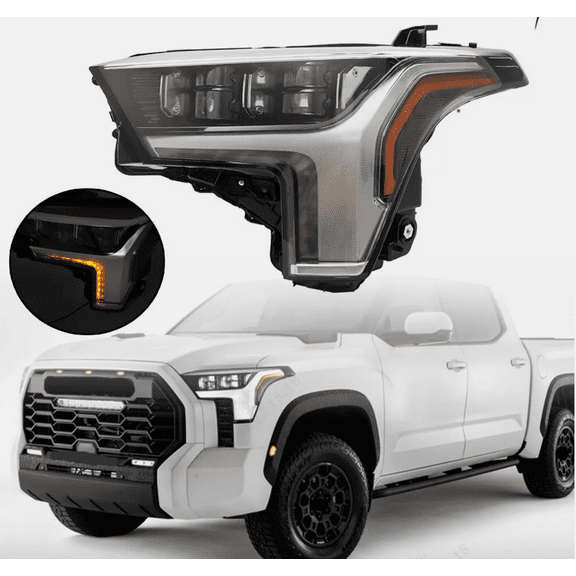 2022-2023 Toyota Tundra head light with led signal lamp with auto level control driv