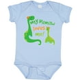 thumbnail image 3 of Inktastic My Memaw Loves Me Grandson Dinosaur Boys Baby Bodysuit, 3 of 5
