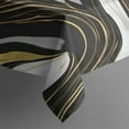 thumbnail image 5 of Black Marble Gold Wave Pattern Square Tablecloth,Waterproof Square Table Cover,Wipeable Spillproof Washable Table Cover for Home Kitchen Party Decor 52"x52"(132x132cm), 5 of 6