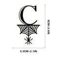 thumbnail image 1 of Spider Halloween Decoration Hang Tag Set with 26 Iron Letters 5.3 cm x 9 cm, Black Rope Included, 1 of 4