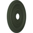 thumbnail image 2 of Ekena Millwork 19"OD x 3 1/2"ID x 1"P Cole Thermoformed PVC Ceiling Medallion (Fits Canopies up to 5 1/8"), UltraCover Satin Hunt Club Green, 2 of 5