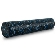 ProsourceFit High Density Speckled Black Foam Roller for Myofascial Release, Trigger Point Massage, and Muscle Therapy