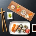 thumbnail image 6 of Japanese Wooden Sushi Plate Appetizer Plates Serving Tray Sashimi Food Fruit Platter, 6 of 6