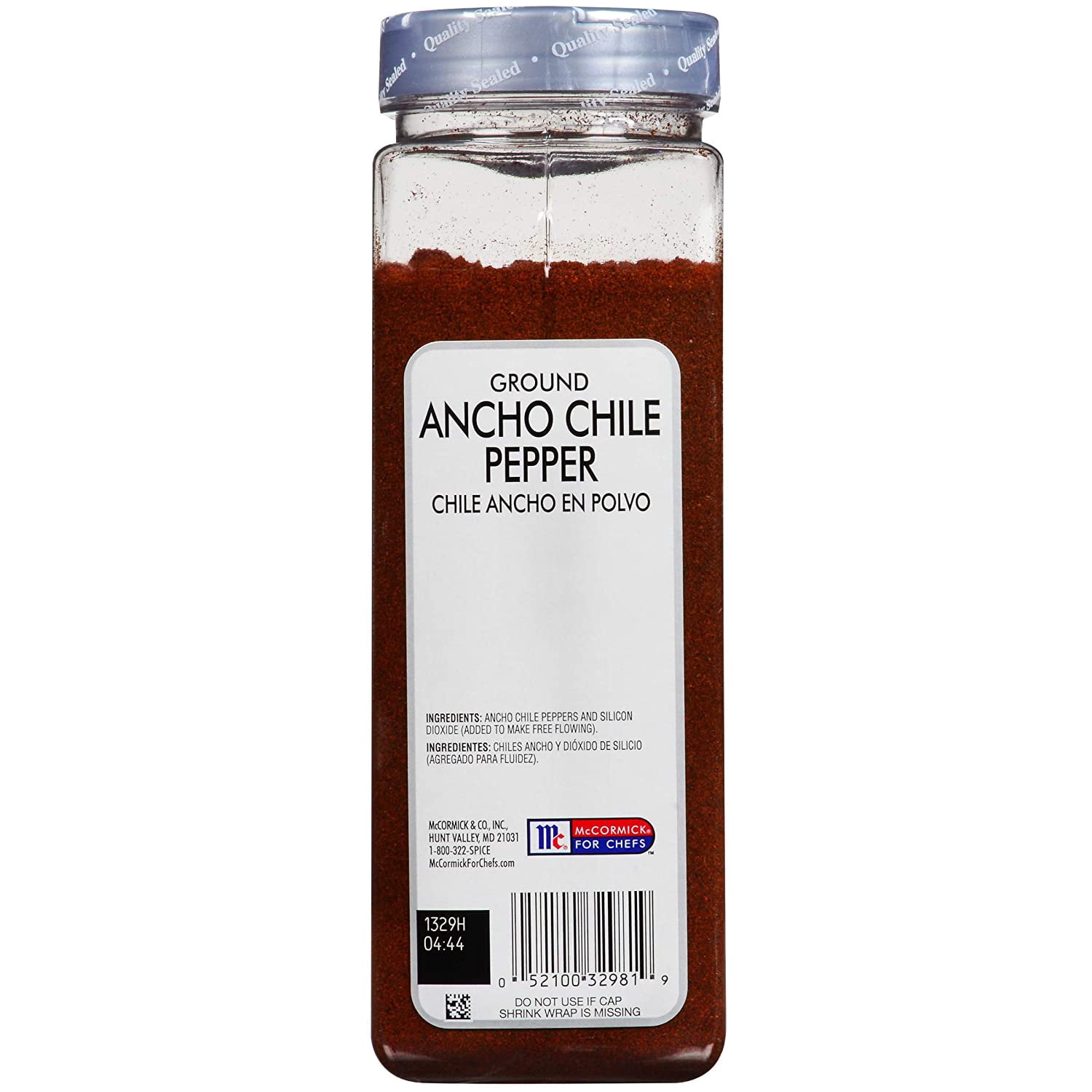 6 PACKS : McCormick Ancho Chile Pepper, Ground, 16-Ounce Plastic Bottle