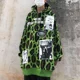 thumbnail image 3 of Sudadera con capucha y estampado gráfico para hombre, ropa masculina de color verde, estilo rock negro, estilo punk, de algodón, sencilla, de lujo, estilo Harajuku, 3 of 5
