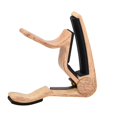 thumbnail image 3 of Ukulele Accessories Electric Guitar Capo with 5 Picks (Light Wood Grain), 3 of 5