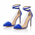 thumbnail image 2 of Frida Blue Women's Slingback Kitten Heels Closed Pointed Toe Backless Wedding Party Dress Pumps Shoes, 2 of 3