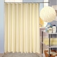 thumbnail image 4 of Jacquard Cortina de ducha gruesa impermeable beige (100 de ancho x 200 de alto), 4 of 4