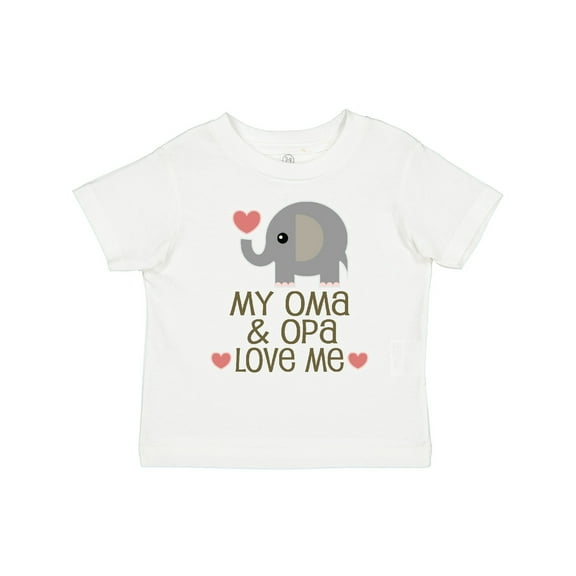 Inktastic Oma and Opa Love Me Boys or Girls Toddler T-Shirt
