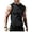 Deep Grey, variant on Men's Workout Hooded Tank Tops Sleeveless Gym Training Hoodies Bodybuilding Muscle Cut Off T Shirt