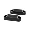 thumbnail image 2 of JR Door Catch 06-30105 Use To Keep RV Baggage Doors Open; Magnetic Style; Black; Weather Resistant ABS; With Mounting Screws; Set Of 1 With 2 Pieces, 2 of 4