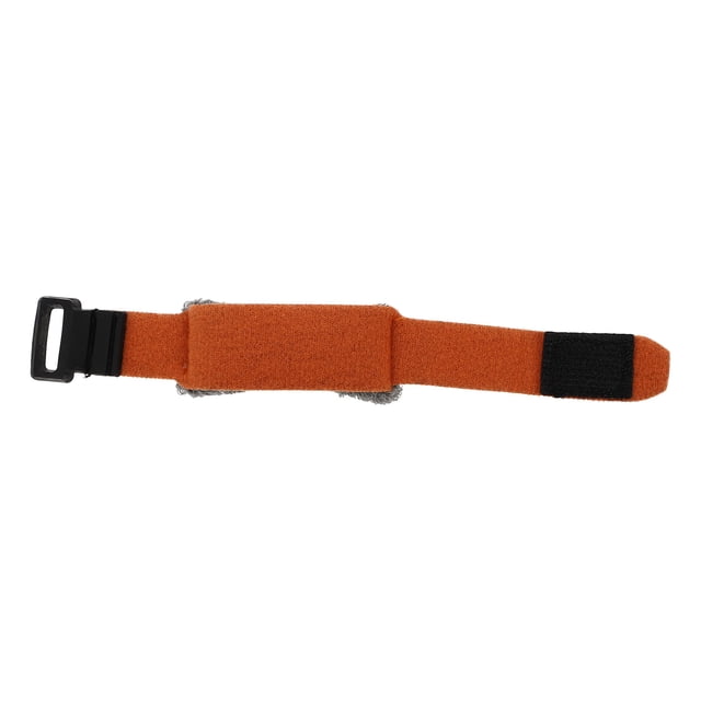 IFANLANDOR 1Set Compact Guitar Sound Mute Strap Orange Fine Fiber Noise Reduction Tool for Performance