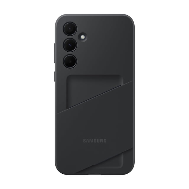 Funda para teléfono SAMSUNG Galaxy A35 5G con ranura para tarjetas TPU negra