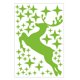 thumbnail image 1 of Xmas Sticker Luminous Wall Sticker for Kids Room 1 Sheet, 1 of 3