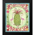 thumbnail image 2 of Shamp, Cindy 12x14 Black Modern Framed Museum Art Print Titled - Christmas in Paradise, 2 of 5