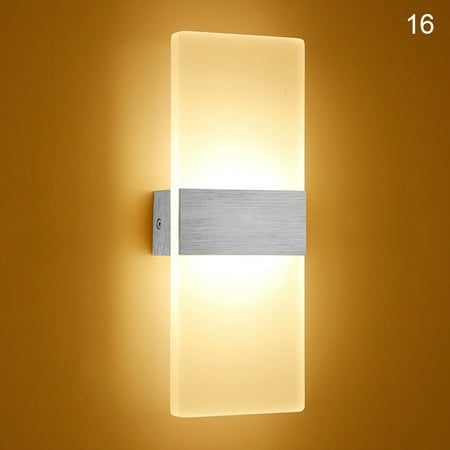 

LED Wall Lamp Light Acrylic 6W Modern Durable for Bedroom Living Room Bedside Corridor