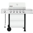 thumbnail image 3 of Royal Gourmet GA5401T 5-Burner BBQ Liquid Gas Grill with Sear Burner and Side Burner,  Stainless Steel 60,000 BTU Barbecue Grill,Silver, 3 of 11