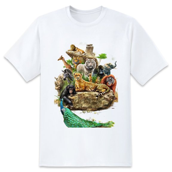 Graphic Tees Baggy Shirts for MenNature (9) Crew Neck Streetwear T Shirts Casual Summer Sports Best Sizes