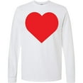 thumbnail image 3 of Inktastic Red Heart Long Sleeve T-Shirt, 3 of 5