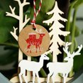 thumbnail image 3 of Coofit Christmas Gift Tags Set Cute Kraft Paper Hanging Tags Craft Labels with String, 3 of 6