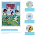 thumbnail image 3 of Press Start Kits de Pintura de Diamantes para Adultos 5D DIY Diamond Art Kits Full Drill Diamond Dots para Regalo Decoración de Pared y Relajación Artes de Gemas 30*40cm, 3 of 6